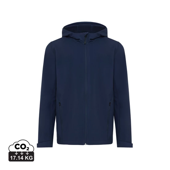Iqoniq Makalu férfi újrahaszn. poliészter softshell dzseki sötétkék L Male
