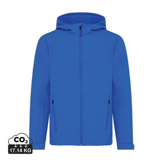 Iqoniq Makalu férfi újrahaszn. poliészter softshell dzseki királykék L Male