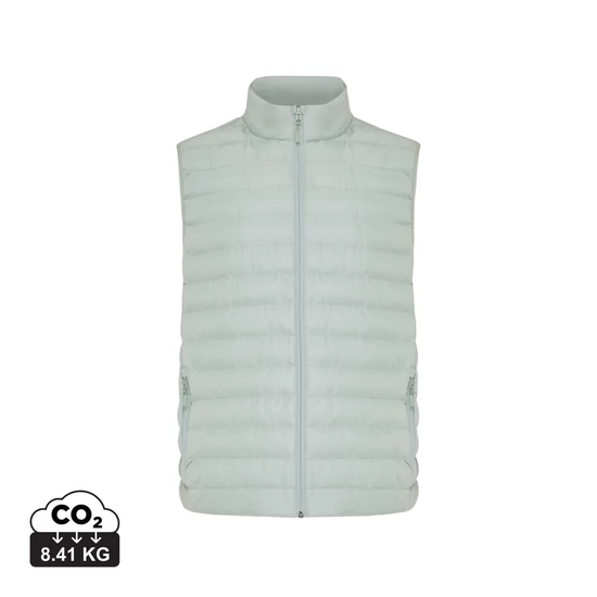 Iqoniq Meru férfi újrahasznosított poliészter mellény Iceberg green XXXL Male