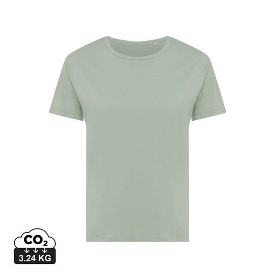 Iqoniq Yala női könnyű újrahasznosított pamut póló Iceberg green XXS Female