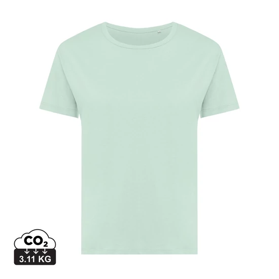 Iqoniq Yala női könnyű újrahasznosított pamut póló crushed mint XL Female