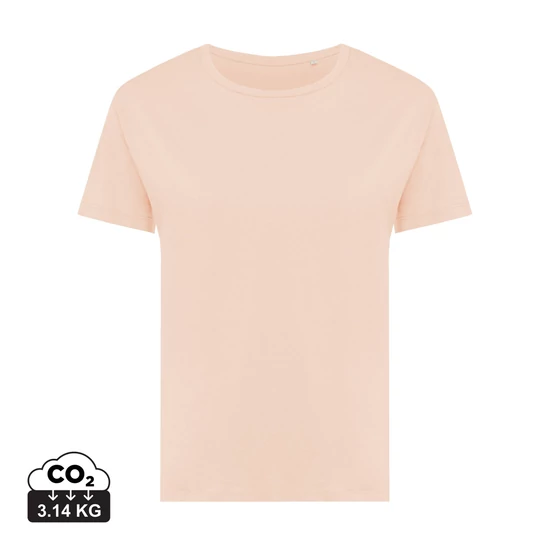 Iqoniq Yala női könnyű újrahasznosított pamut póló peach nectar L Female