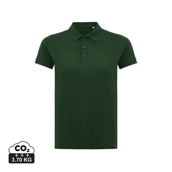 Iqoniq Yosemite újrahaszn. pamut női piké póló forest green L Female