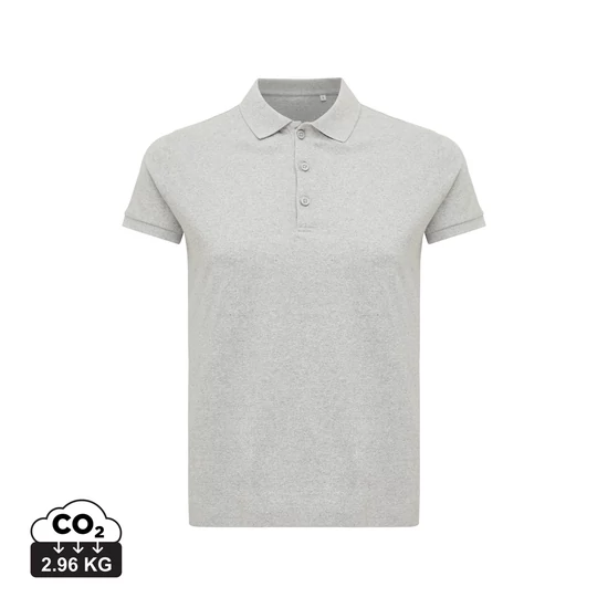 Iqoniq Yosemite újrahaszn. pamut női piké póló heather grey L Female