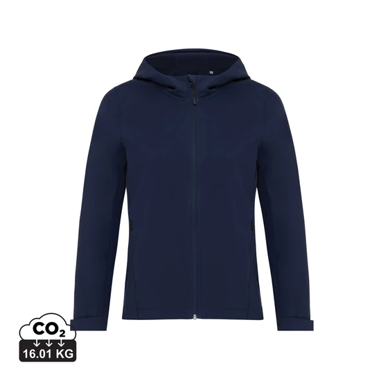 Iqoniq Makalu női újrahaszn. poliészter softshell dzseki sötétkék L Female