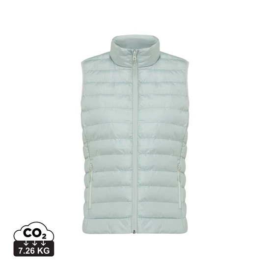 Iqoniq Meru női újrahasznosított poliészter mellény Iceberg green XXXL Female