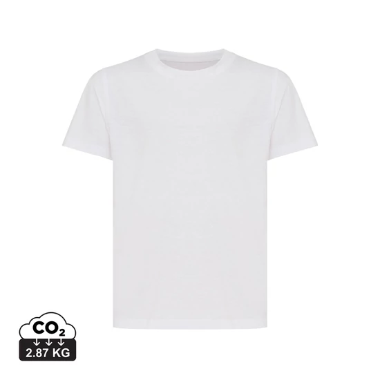 Iqoniq Koli gyermek újrahasznosított pamut póló recycled white 1112 Kids