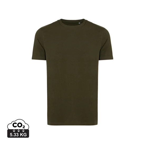 Iqoniq Bryce újrahasznosított pamut póló khaki L Unisex
