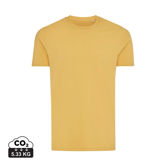 Iqoniq Bryce újrahasznosított pamut póló ochre yellow L Unisex