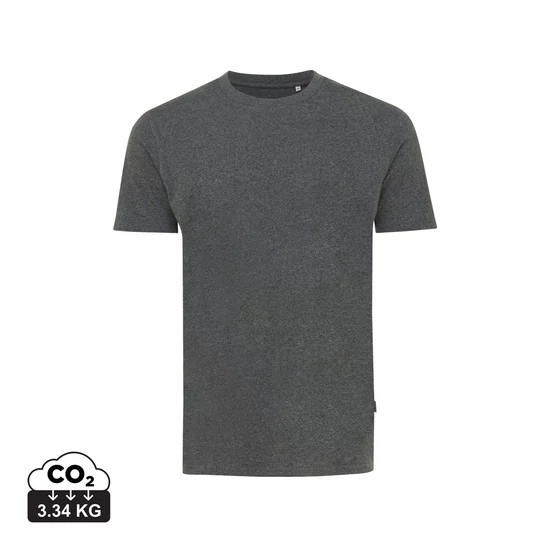 Iqoniq Manuel újrahasznosított pamut póló festetlen heather anthracite XL Unisex