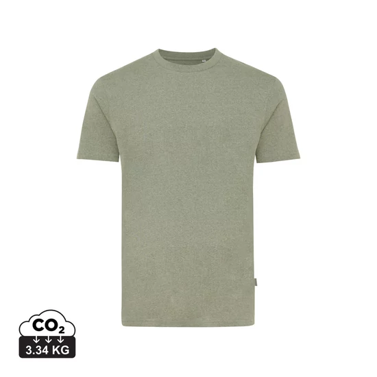 Iqoniq Manuel újrahasznosított pamut póló festetlen heather green L Unisex