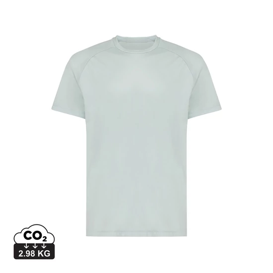 Iqoniq Tikal újrah. poliészter gyorsan száradó sport póló Iceberg green 4XL Unisex