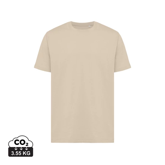 Iqoniq Kakadu laza szabású újrahasznosított pamut póló desert XXL Unisex