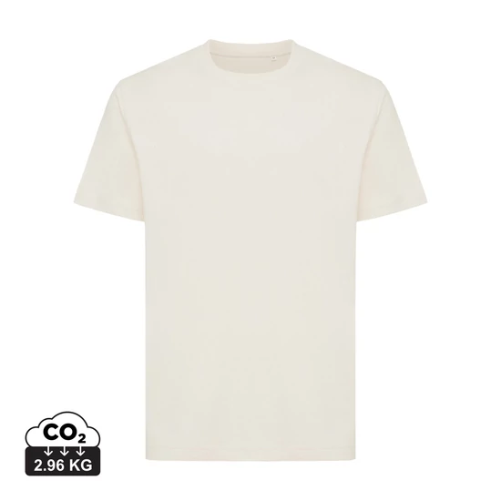 Iqoniq Kakadu laza szabású újrahasznosított pamut póló natural raw XL Unisex