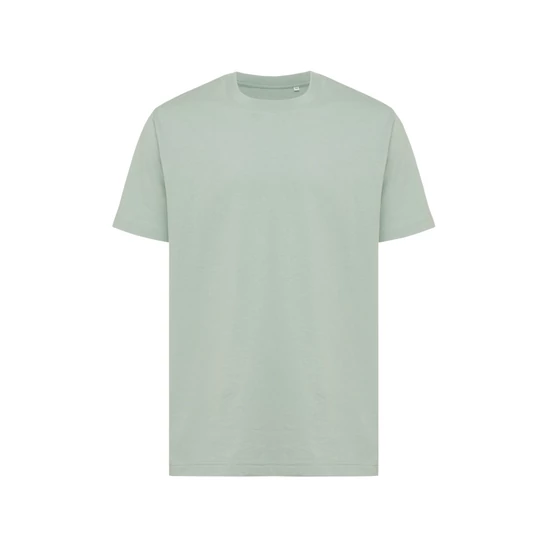 Iqoniq Kakadu laza szabású újrahasznosított pamut póló Iceberg green XXS Unisex