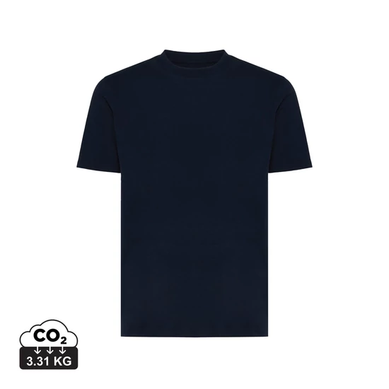 Iqoniq Sierra könnyű újrahasznosított pamut póló sötétkék 4XL Unisex