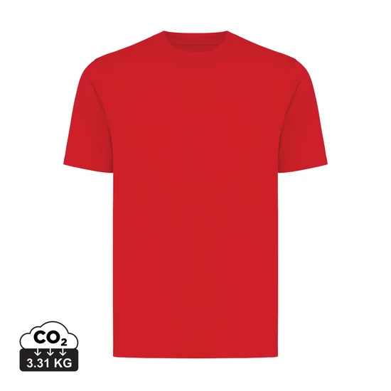 Iqoniq Sierra könnyű újrahasznosított pamut póló piros XXXL Unisex