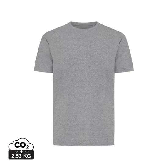 Iqoniq Sierra könnyű újrahasznosított pamut póló light heather anthracite L Unisex
