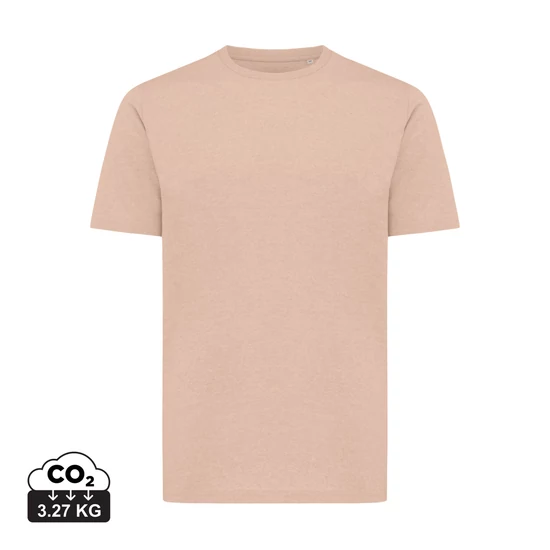 Iqoniq Sierra könnyű újrahasznosított pamut póló peach nectar L Unisex