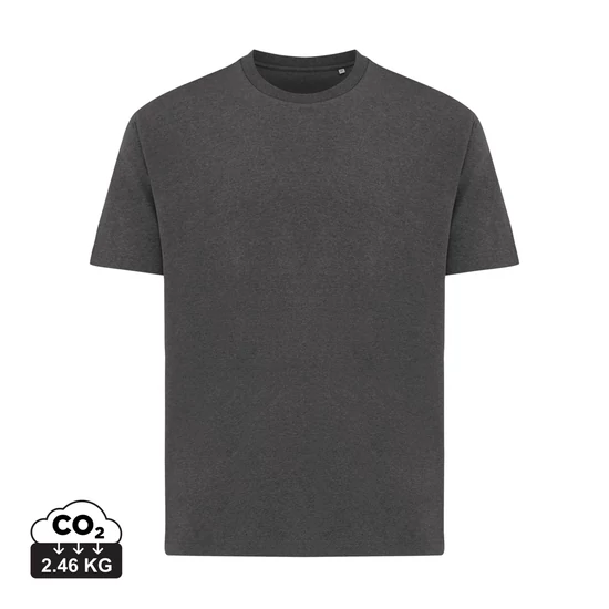 Iqoniq Teide újrahasznosított pamut póló heather anthracite 4XL Unisex