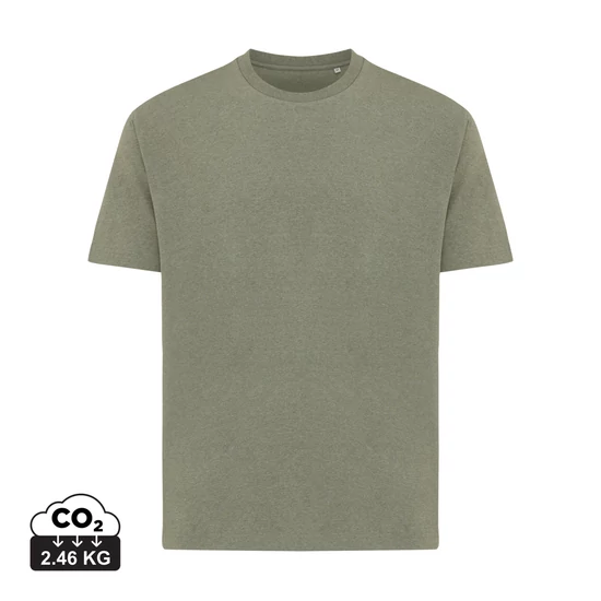 Iqoniq Teide újrahasznosított pamut póló heather green XXXL Unisex