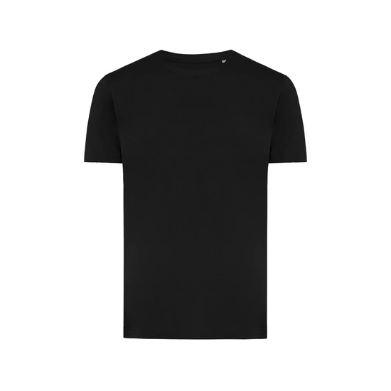 Iqoniq Brett újrahasznosított pamut póló fekete M Unisex