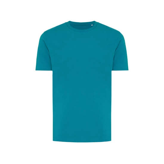 Iqoniq Brett újrahasznosított pamut póló verdigris L Unisex