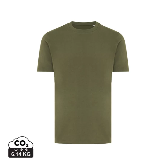 Iqoniq Brett újrahasznosított pamut póló khaki XXS Unisex