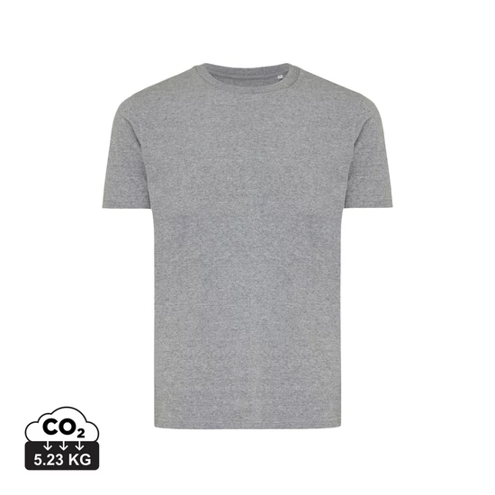Iqoniq Brett újrahasznosított pamut póló light heather anthracite L Unisex