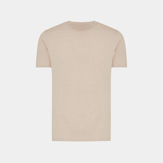Iqoniq Brett újrahasznosított pamut póló light heather brown XS Unisex