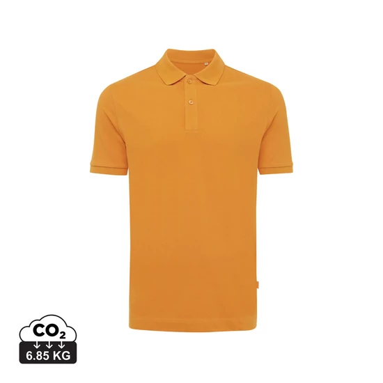 Iqoniq Yosemite újrahasznosított pamut piké póló sundial orange XXXL Unisex