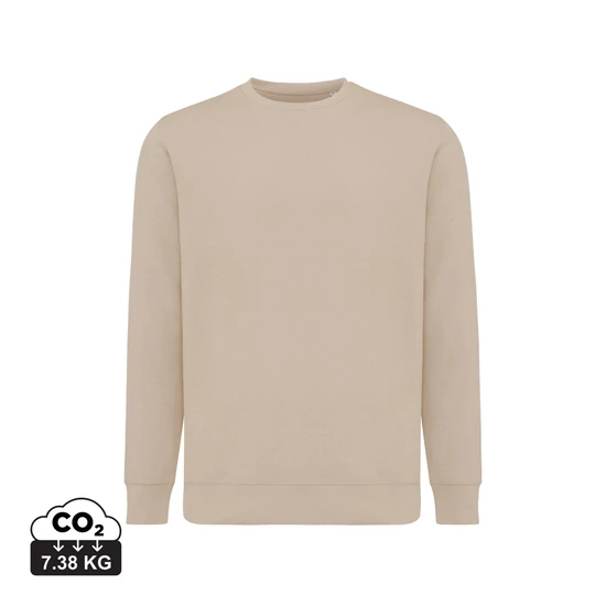 Iqoniq Etosha könnyű újrah. pamut kerek nyakú pulóver desert XXL Unisex