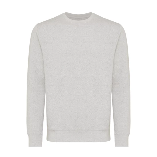 Iqoniq Etosha könnyű újrah. pamut kerek nyakú pulóver light heather grey XXS Unisex