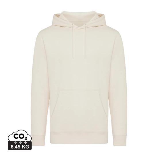 Iqoniq Rila könnyű újrah. pamut kapucnis pulóver natural raw 4XL Unisex