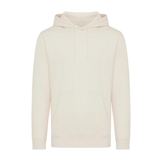 Iqoniq Rila könnyű újrah. pamut kapucnis pulóver natural raw XXS Unisex