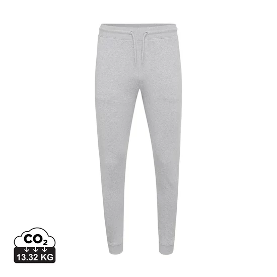 Iqoniq Cooper újrahasznosított pamut szabadidő nadrág heather grey L Unisex