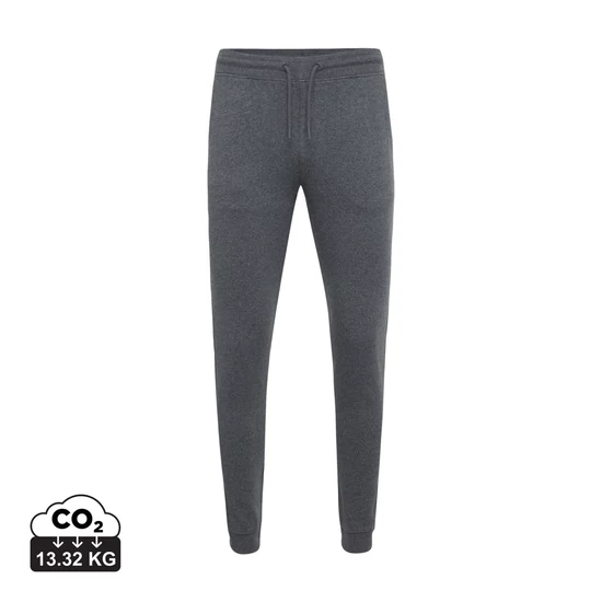 Iqoniq Cooper újrahasznosított pamut szabadidő nadrág heather anthracite L Unisex