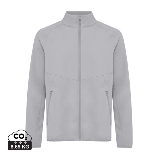 Iqoniq Talung újrah. poliészter mikropolár cipzárral storm grey L Unisex