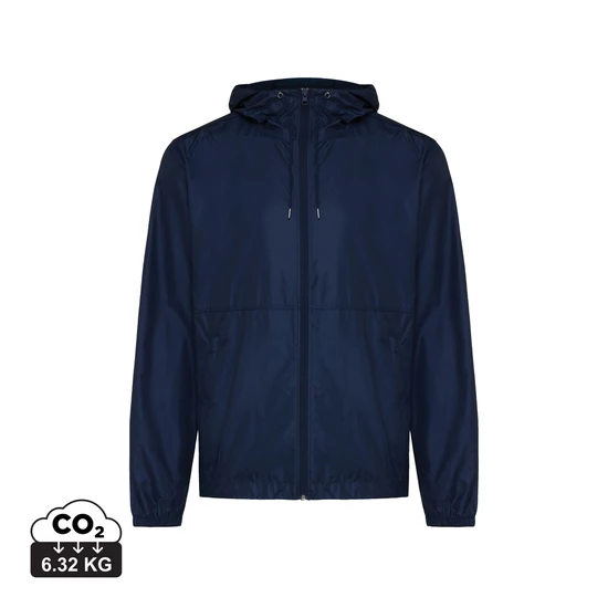 Iqoniq Logan újrahasznosított poliészter könnyű dzseki sötétkék 4XL Unisex