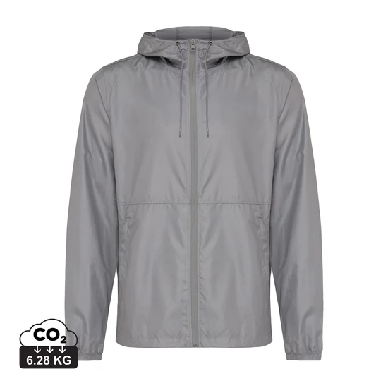 Iqoniq Logan újrahasznosított poliészter könnyű dzseki ezüstszürke XXXL Unisex