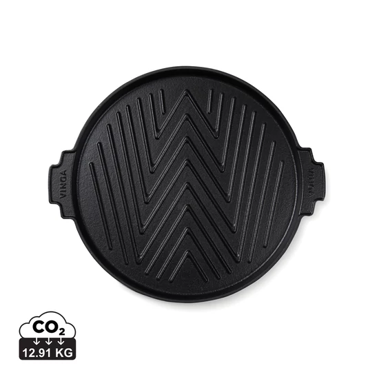 VINGA Monte Ardoise grillsütő, 30 cm fekete  