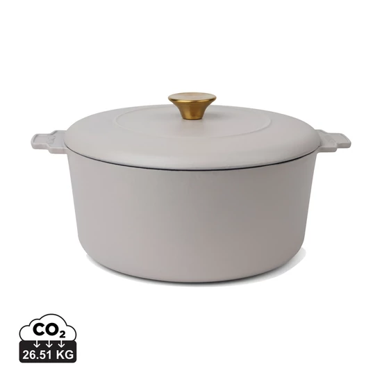 VINGA Monte Heritage cocotte edény, 5,5 l szürke  