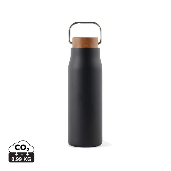VINGA Ciro RCS újrahasznosított vákuumpalack, 300 ml fekete  