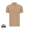 Iqoniq Yosemite újrahasznosított pamut piké póló heather brown 5XL Unisex