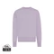 Iqoniq Kruger relaxed újrah. pamut pulóver kerek nyakkivágás lavender XXXL Unisex