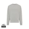 Iqoniq Kruger relaxed újrah. pamut pulóver kerek nyakkivágás heather grey XL Unisex