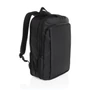 Kép 1/12 - Flexpack Aware™ RPET bővíthető vékony 15,6" laptop hátizsák fekete  