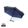 Kép 1/7 - 19,5"-es Aware™ RPET szuper mini kézi 190T pongee esernyő sötétkék  