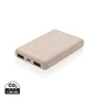 Kép 1/13 - 5000 mAh zsebben hordható powerbank búzaszárból khaki  