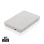 Kép 1/18 - Magnetix RCS újrahaszn. műanyag 5000 mAh mágneses powerbank fehér  